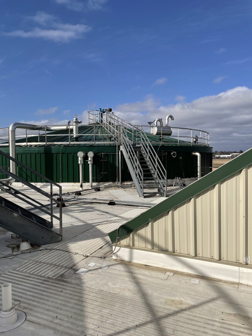 Large industrial tank